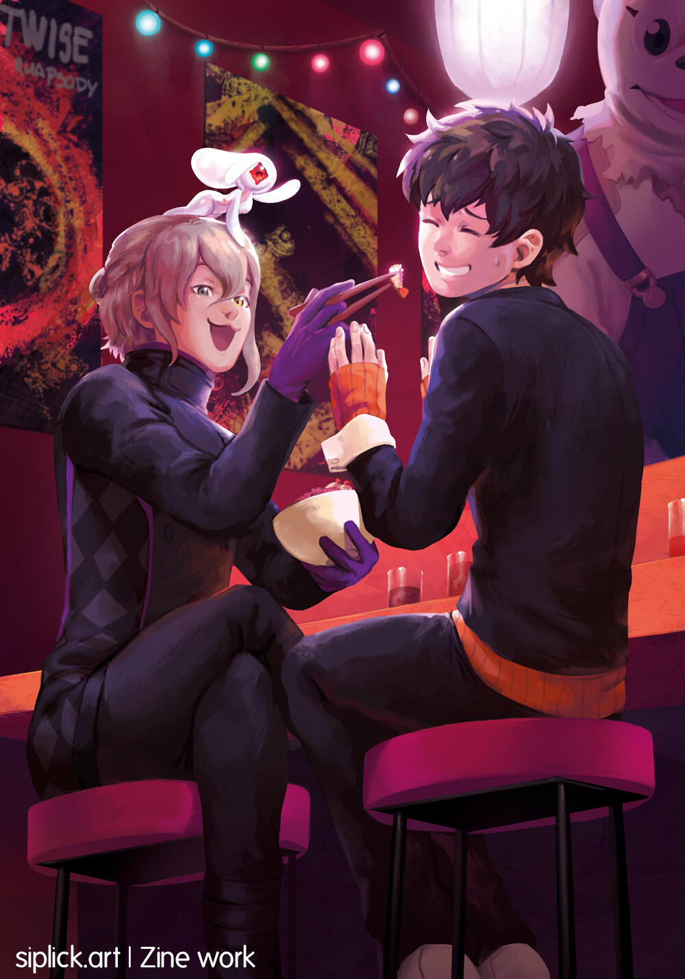 For "Chronostasis", an AI: The Somnium Files zine