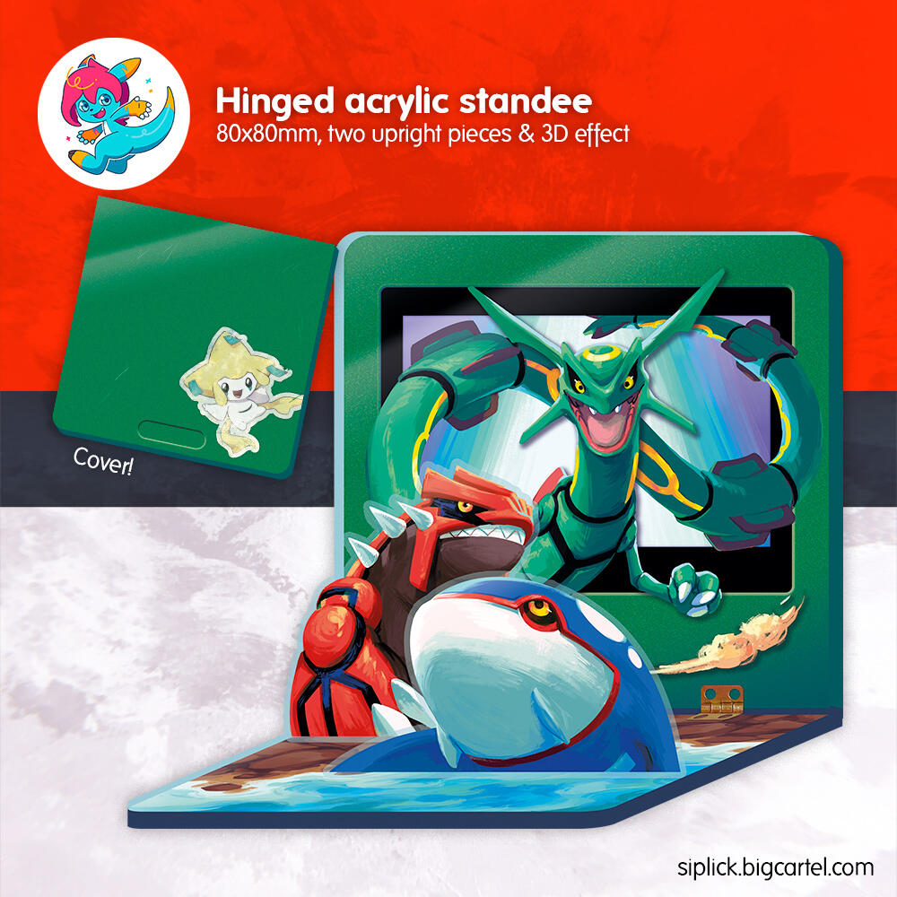Pokémon hinged standee