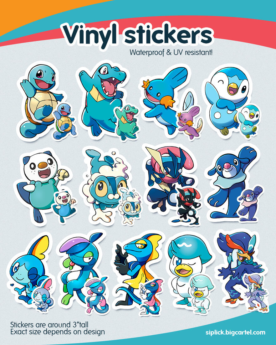 Starters: Water type